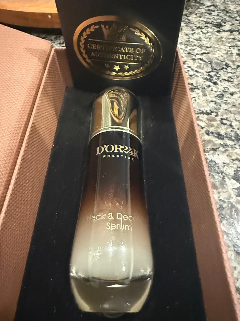D’OR24K Neck & Decollete Serum 1.35 Fl. Oz. New In Box